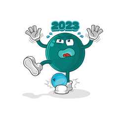 2023 hiten by bowling cartoon. cartoon mascot vector