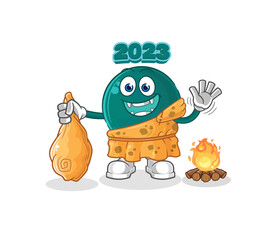 2023 ancient cartoon. cartoon mascot vector