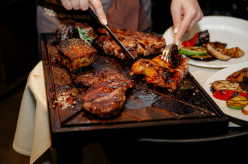 grilled pork ribs
