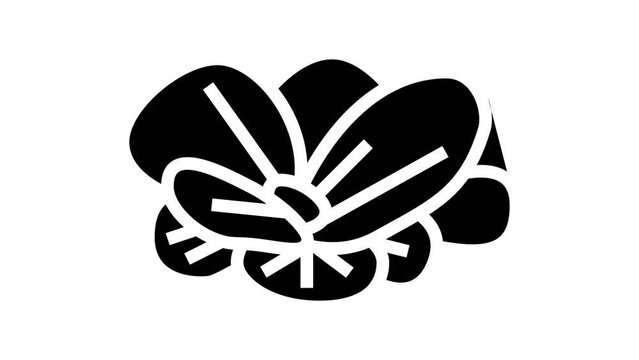 water lettuce line icon animation