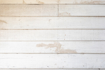 Obraz na płótnie Canvas old white wood planks surface texture background