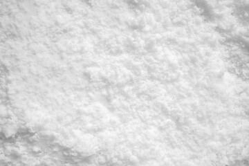 White snow texture background high angle view