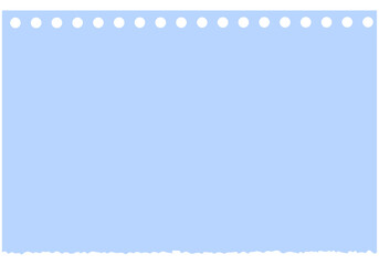Blank Punched and Torn Notepaper