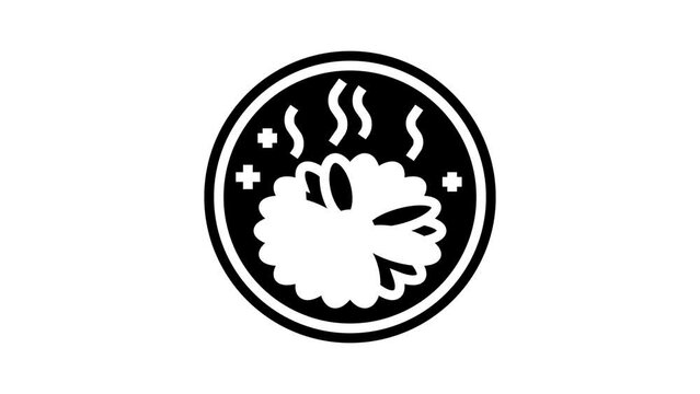 fragrance aromatic cosmetic glyph icon animation