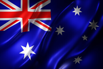 Australia 3d flag - 550550721