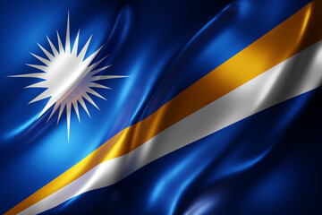 Marshall Islands 3d flag - 550550735