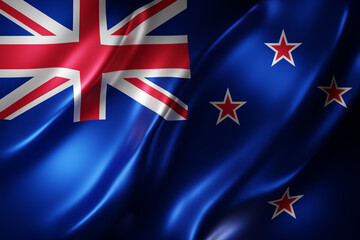 New Zealand 3d flag - 550550738