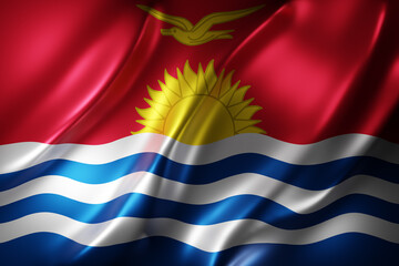 Kiribati 3d flag - 550550740