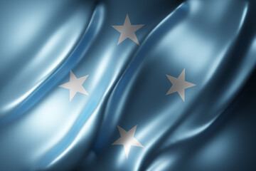 Micronesia 3d flag - 550550741