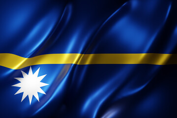 Nauru 3d flag - 550550753