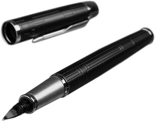 Parker Fountain Pen with Pen Cap - Isolated