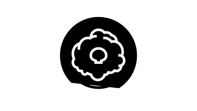 non toxic cosmetic line icon animation