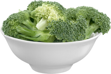 Bowl of Broccoli - Isolated