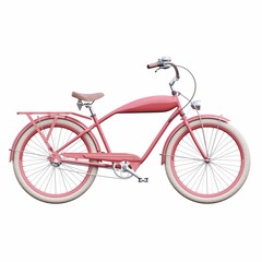 Naklejka premium bicycle, isolated on white background, 3D illustration, cg render