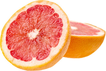 Grapefruit cut in half