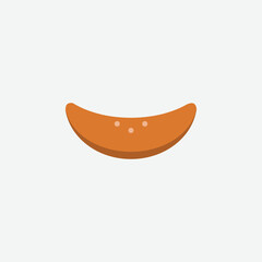 Potato Slices Icon. Fast Food Concept, Cartoon.