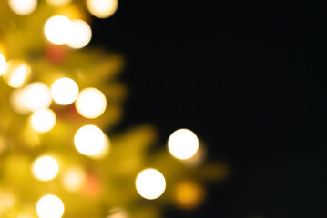 Obraz premium イルミネーション・クリスマス・ボケ・背景素材