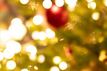 Fototapeta premium イルミネーション・クリスマス・ボケ・背景素材