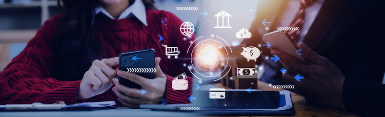 futuristic digital processing of biometric identification fingerprint scanner for access personal financial data. surveillance and security scanning of digital programs cyber futuristic applications
