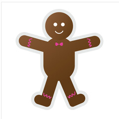 Vector Christmas Doll