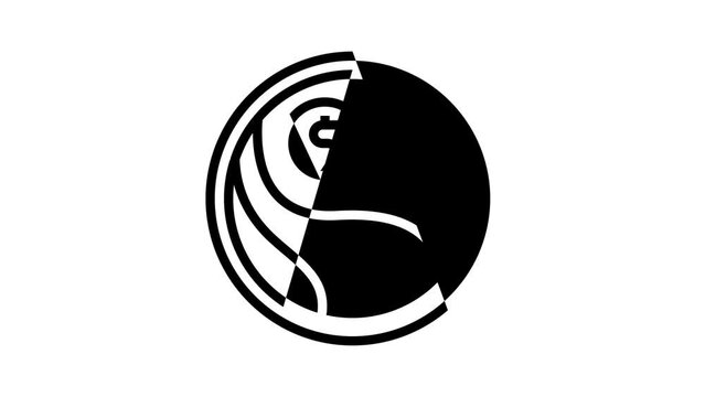 fair trade cosmetic line icon animation