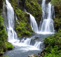 Obraz premium Magical waterfalls in the forest