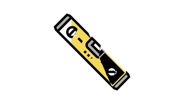 level tool repair color icon animation