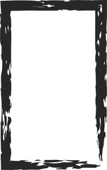 Black rectangle vertical pattern. Grunge effect. Textured illustration 