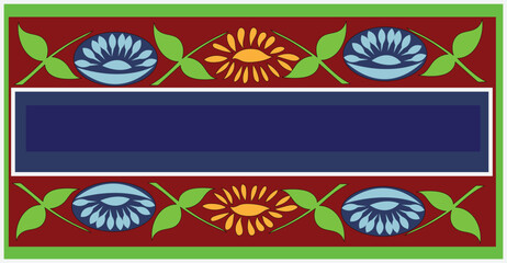 Indian Truck art. Pakistani and Indian truck art vector illustration 