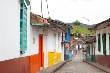 Fototapeta na wymiar casas colombianas