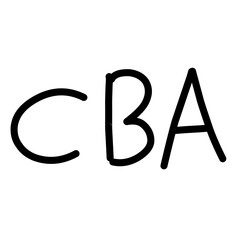 Alfabet doodle ABC © desain_rifki