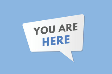 you are here Button. you are here Sign Icon Label Sticker Web Buttons
