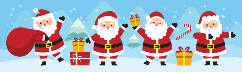 Santa Claus Character Christmas Collection