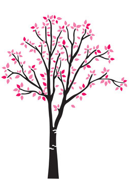Tree with butterfly wall sticker home decorating photo wall sticker