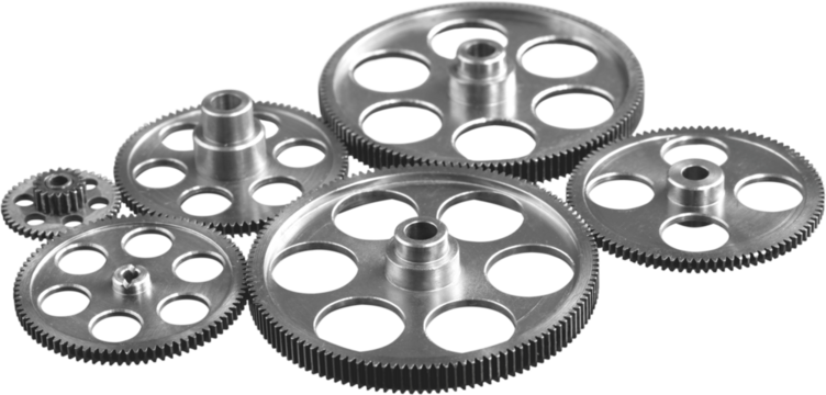 Car accessories elements, gears  on background - Powered by Adobe