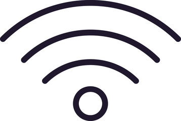 Connection and communication concept. Modern outline sign for web sites, apps, adverts, shops, banners. Editable stroke. Vector line icon of internet connection