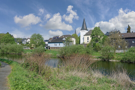 Rosbach (Windeck) at River Sieg,Rhein-Sieg-Kreis,Germany