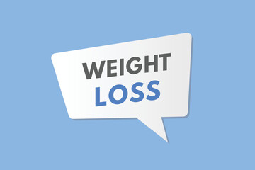 weight loss Button. weight loss Sign Icon Label Sticker Web Buttons
