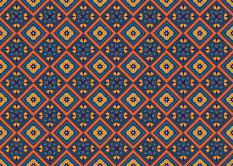 Sacral tribal ethnic motifs geometric vector background. Beautiful gypsy geometric shapes sprites tribal motifs clothing fabric textile print traditional design with triangles