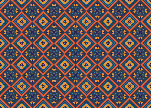 Sacral tribal ethnic motifs geometric vector background. Beautiful gypsy geometric shapes sprites tribal motifs clothing fabric textile print traditional design with triangles