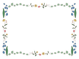 春のボタニカルフレーム