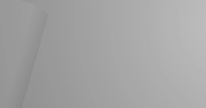3d render with a simple minimalistic gray background with a triangle