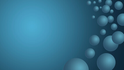abstract blue background with bubbles