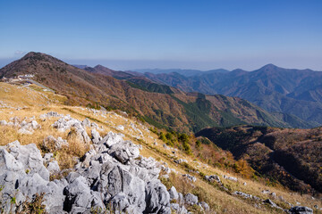 秋の四国カルスト