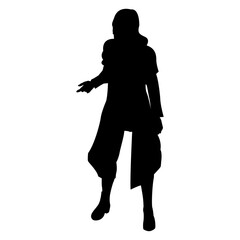 character silhouette design