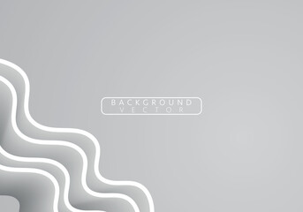 White and Grey Abstract background. Fluid Flow. Liquid Color. Fluid Background. Colorful Futuristic Poster. Abstract Flow. Trendy Poster.