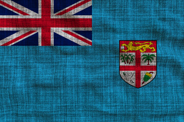 National flag  of Fiji. Background  with flag  of Fiji