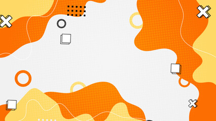 Abstract pop art color paint splash pattern background. Memphis geometry background