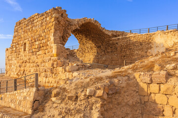 Medieval Crusaders Castle in Al Karak, Jordan