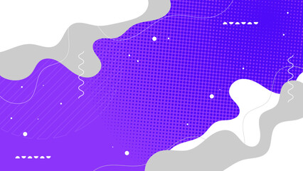 Cool trendy background design with memphis style and abstract shapes. Colorful modernism. Minimal geometric shapes composition. Futuristic patterns with pop art funky colors.